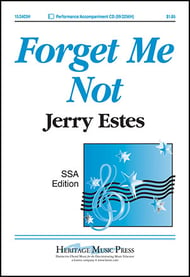 Forget Me Not SSA choral sheet music cover Thumbnail